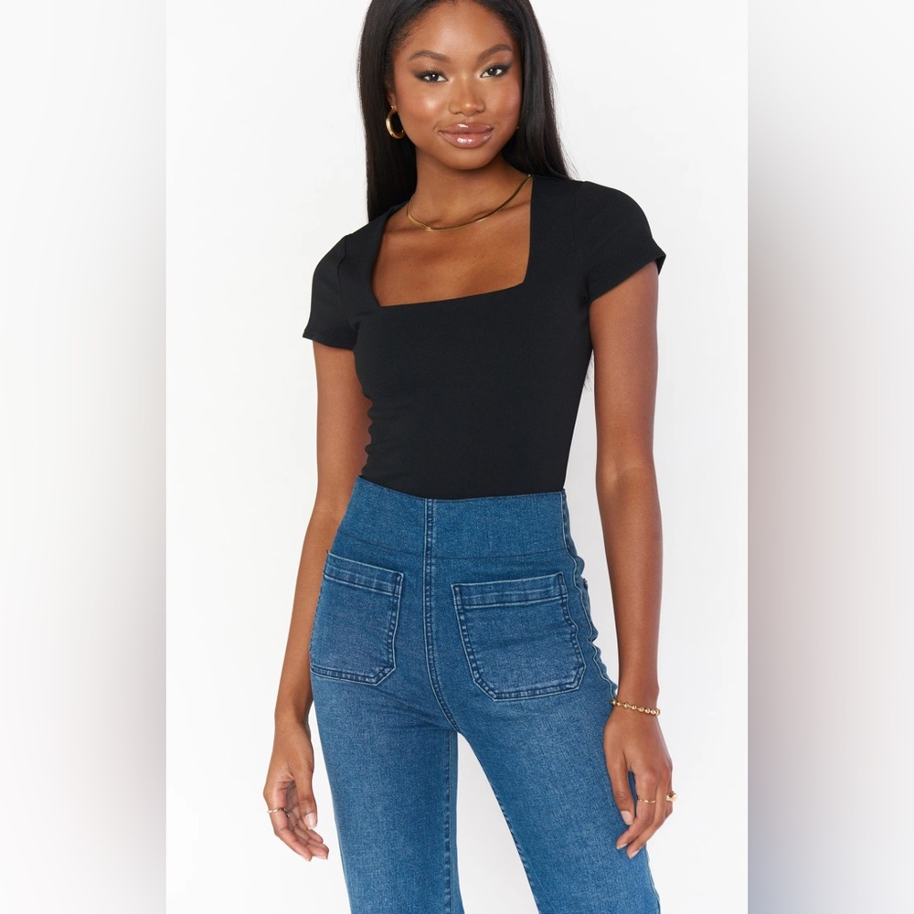 SMYM • NWT • Barone Bodysuit, Black Stretch - XSmall